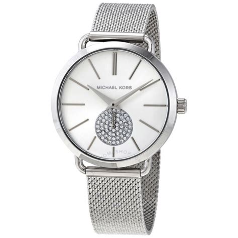 michael kors mk3843|Michael Kors Portia Women's Watch, Stainless Steel Bracelet .